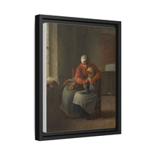 The Knitting Lesson (c. 1860) by Jean François Millet - NOMADEN ART GALLERY
