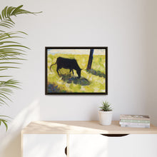 Black Cow in a Meadow (ca. 1881) by Georges Seurat