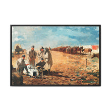 Rainy Day in Camp (1870) by Winslow Homer - NOMADEN ART GALLERY