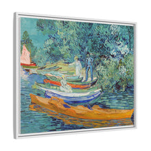 Vincent van Gogh's Bank of the Oise at Auvers (1890) famous painting from the Detroit Institute of Arts. - NOMADEN ART GALLERY