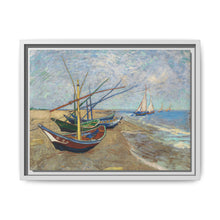 Vincent van Gogh's Fishing Boats on the Beach at Saintes-Maries (1888) - NOMADEN ART GALLERY