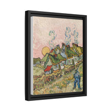 Houses and Figure by Vincent van Gogh - NOMADEN ART GALLERY