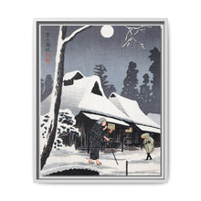 Moonlight on Snow (1936) print in high resolution by Hiroaki Takahashi - NOMADEN ART GALLERY