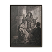 Simeon recognises the infant Jesus as saviour. Etching by C.W. Weisbrod after Rembrandt, 1627-8. - NOMADEN ART GALLERY
