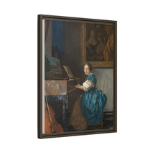 La joven sentada ante un virginal, de Johannes Vermeer (ca. 1670-1672) 