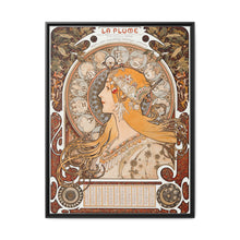 Alphonse Maria Mucha's Zodiaque or La Plume (ca. 1896–1897). Famous Art Nouveau artwork