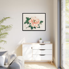 Pink rose by Kōno Bairei (1844-1895)