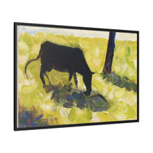 Black Cow in a Meadow (ca. 1881) by Georges Seurat
