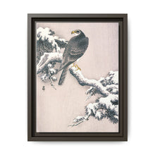 Goshawk on Snow-covered Pine Bough by Ohara Koson (1877–1945) - NOMADEN ART GALLERY