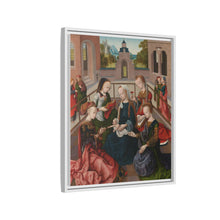 The Virgin and Child with Four Holy Virgins (c. 1495 - c. 1500) by Master of the Virgo inter Virgines