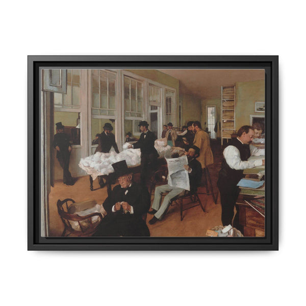 A Cotton Office in New Orleans (1873) by Edgar Degas - NOMADEN ART GALLERY