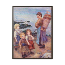 Mussel-Fishers at Berneval (Pêcheuses de moules à Berneval, côte normand) (1879) by Pierre-Auguste Renoir - NOMADEN ART GALLERY