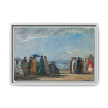 Claude Monet's The Beach at Trouville - NOMADEN ART GALLERY