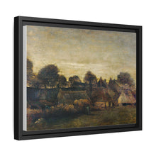 Farming Village at Twilight (1884) by Vincent Van Gogh. Original from The Rijksmuseum. - NOMADEN ART GALLERY