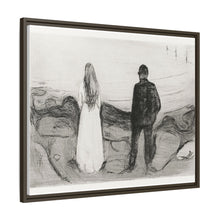 Two Human Beings. The Lonely Ones (1894) by Edvard Munch - NOMADEN ART GALLERY