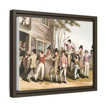 Illustration of riding the stang from The Costume of Yorkshire (1814) by George Walker