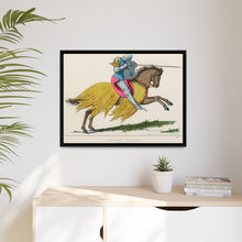 French Knight, 14th Century: Vintage Equestrian Art by Paul Mercuri (1860)