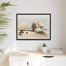 The Great Sphinx Pyramids of Gezeeh illustration bby David Roberts (1796–1864)