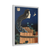The Plate Mansion by Katsushika Hokusai (1760-1849), a traditional Japanese Ukyio-e style illustration of traditional Japanese folklore ghost, Okiku - NOMADEN ART GALLERY