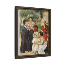 La familia del artista (La Famille de l'artiste) (1896) de Pierre-Auguste Renoir. 