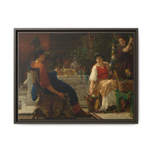 Preparations for the Festivities (The Floral Wreath) (1866) by Sir Lawrence Alma Tadema - NOMADEN ART GALLERY