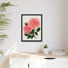 Pink Rose, La France Lithograph (1900)