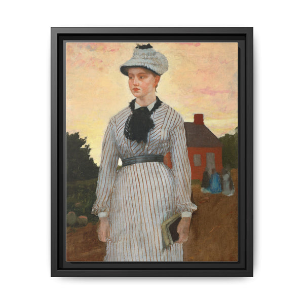 The Red School House (1873) by Winslow Homer - NOMADEN ART GALLERY
