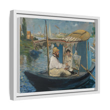Monet en su barca (c. 1874) de Edouard Manet