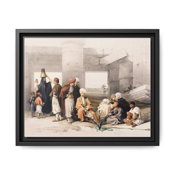 Entrance of the Temple of Amun Thebes illustration by David Roberts (1796–1864) - NOMADEN ART GALLERY