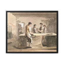 Illustration of the cloth dresser from The Costume of Yorkshire (1814) by George Walker - NOMADEN ART GALLERY