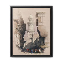 Cairo Street Scene: Vintage Egyptian Wall Art by David Roberts - Art Print Framed - NOMADEN ART GALLERY