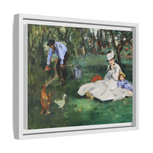 La familia Monet en su jardín de Argenteuil (1874) de Édouard Manet 