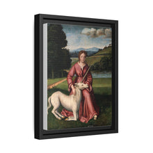 A virgin and a unicorn; representing chastity - NOMADEN ART GALLERY