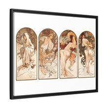 Alphonse Maria Mucha's The Seasons (1897). Famous Art Nouveau artwork