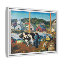 Ox Team, Wharf at Matinicus (1916)