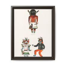 Hopi Katcinas - Piokot Turkwinu Turkwinu Mana (1895) drawn by the native people from the book of Jesse Walter Fewkes - NOMADEN ART GALLERY