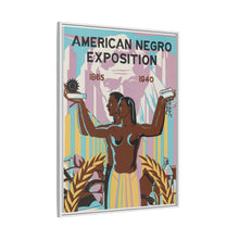 Poster for the American Negro Exposition in Chicago (1940) illustration by Robert Savon Pious.