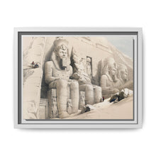 The Great Temple of Aboo Simble Nubia illustration by David Roberts (1796–1864) - NOMADEN ART GALLERY