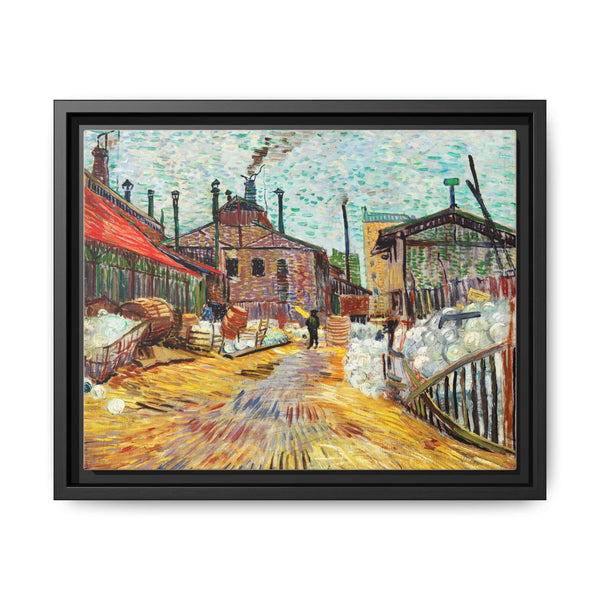 The Factory (1887) by Vincent Van Gogh - Timeless Wall Art Canvas - NOMADEN ART GALLERY