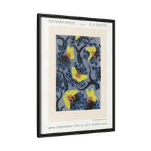 Butterfly pochoir pattern in Art Nouveau oriental style