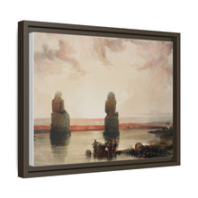 Statues of Memnon at Thebes during the inundation illustration by David Roberts (1796–1864)
