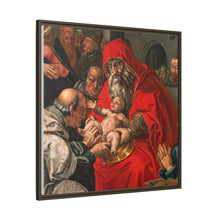 The circumcision of Christ. Oil painting after Hendrik Goltzius