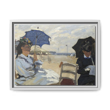 Claude Monet's The Beach at Trouville (1870) - NOMADEN ART GALLERY