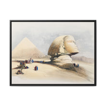 The Great Sphinx Pyramids of Gezeeh illustration bby David Roberts (1796–1864) - NOMADEN ART GALLERY