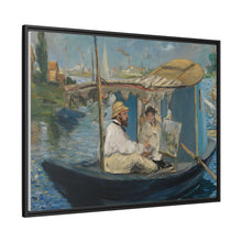 Monet en su barca (c. 1874) de Edouard Manet