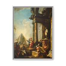 Alexander the Great at the Tomb of Achilles (ca. 1718-1719 (Baroque) by Giovanni Paolo Panini - NOMADEN ART GALLERY