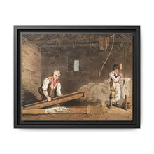 Illustration of line swinglers from The Costume of Yorkshire (1814) by George Walker - NOMADEN ART GALLERY
