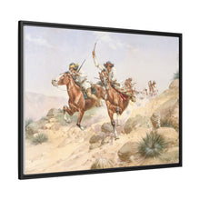 Apache Indians on Horseback by Herman Wendelborg Hansen