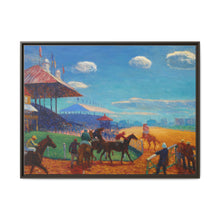 Race Track (1908–1909) vintage painting by William James Glackens - NOMADEN ART GALLERY