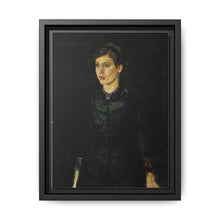 Inger in Black (1884) by Edvard Munch - NOMADEN ART GALLERY